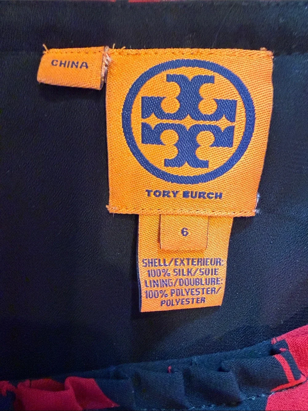 Tory Burch with Red Floral Print